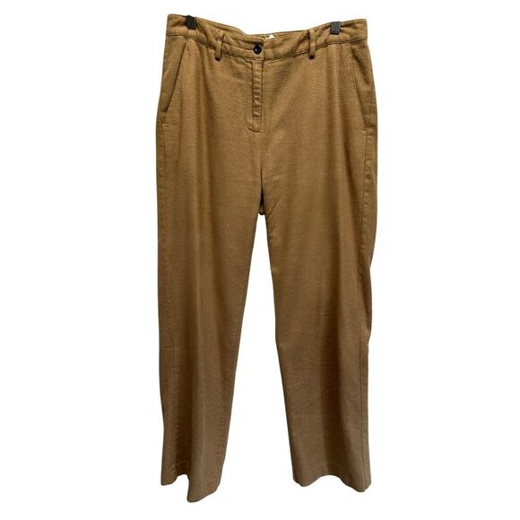 Vintage LL Bean Soft Flannel Women Trousers 6 Reg Lined Classic Fit Straight - Picture 1 of 12